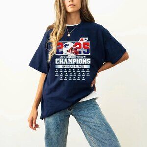 🏈 2025 AFC East Division Champions Graphic Tee Navy